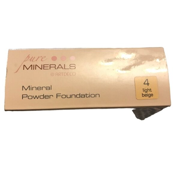 Artdeco Pure Minerals Loose Powder Foundation 4 Light Beige 0.52 Oz - Picture 2 of 7